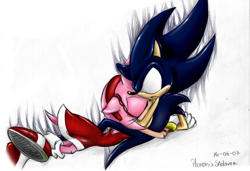 Dark Sonic and Amy, <3 Nyra <3