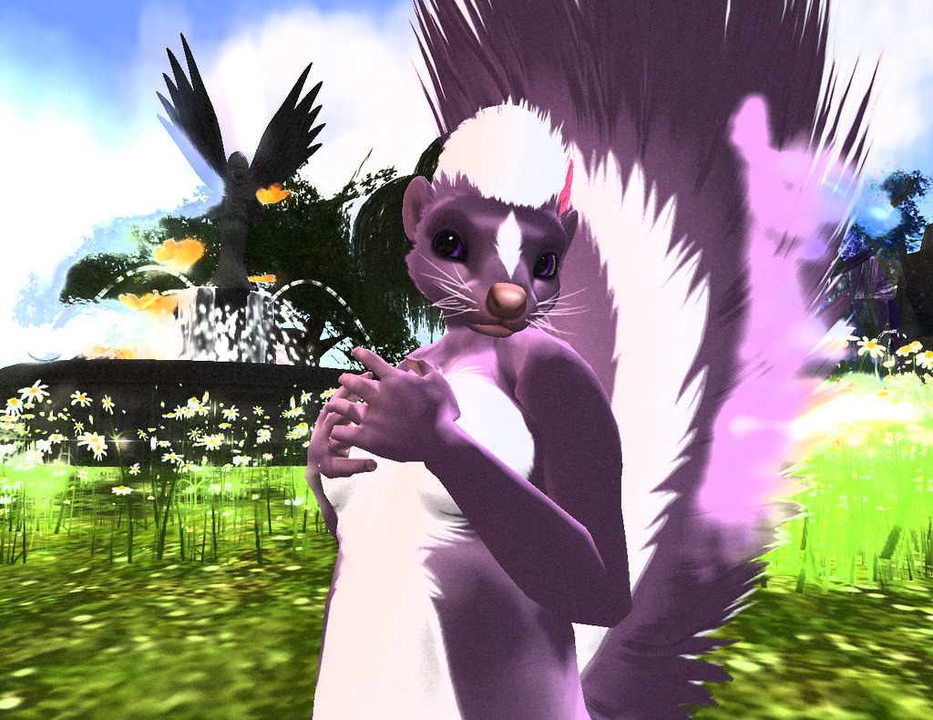 Purple skunk lady | Annalisa Shepherd | Flickr