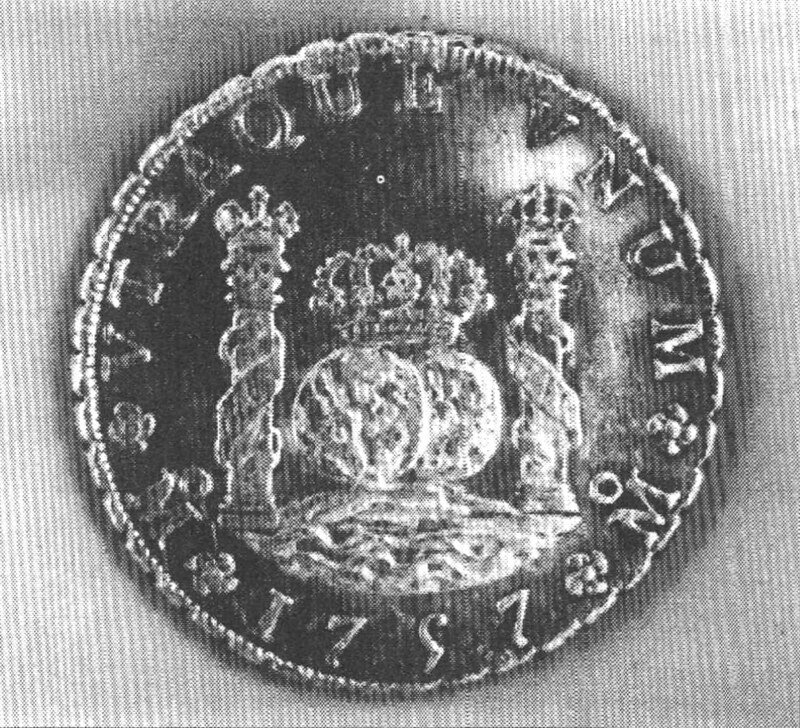 The "pillar dollar" is the best known Spanish dollar during the 18th century and was a Spanish milled dollar which was minted in Spanish-America (between 1732 and 1760).

Micronesian Area Research Center (MARC)