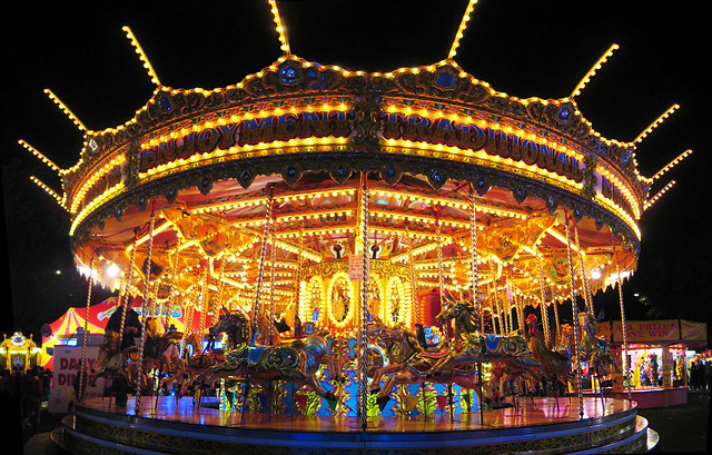 Goose Fair - Galloper Carousel