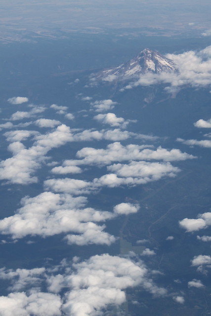 Mount Hood and Clouds