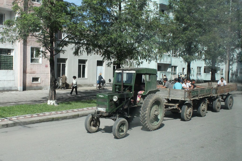 Tractor in Hungnam North Korea