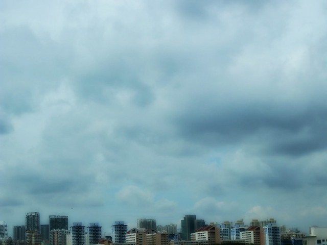 The sky over Singapore