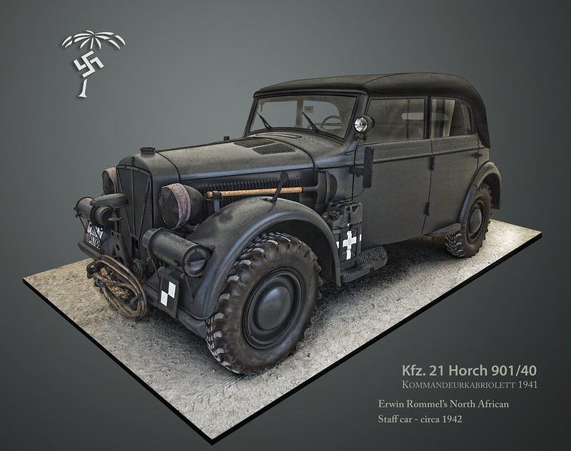Rommel's Horch - Kfz. 21 Horch 901/40, Once again, thanks t…