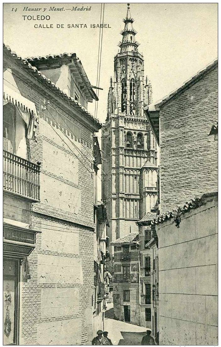 Calle de Santa Isabel a principios del siglo XX. Foto Hauser y Menet