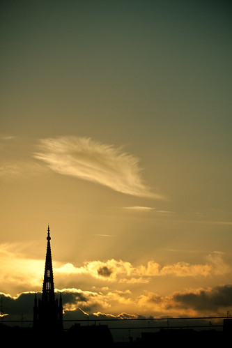sunset sky church abend sonnenuntergang dusk kirche himmel saintmaurice lillefrancefrankreichnordpasdecalais