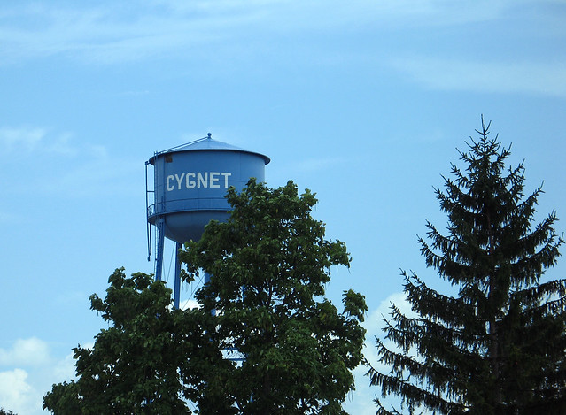 Cygnet, Ohio  water tower