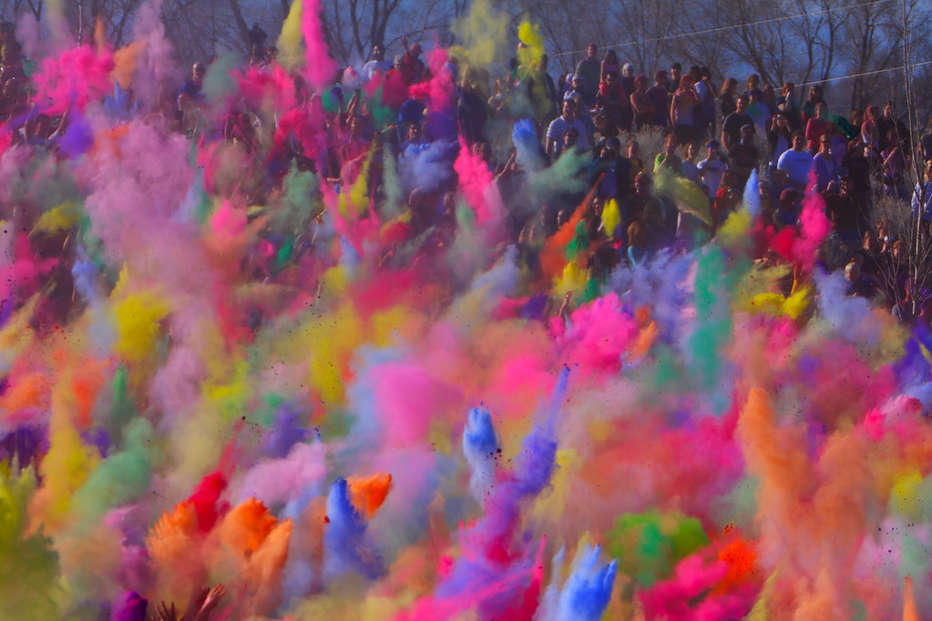The Holi Festival | This is what a close up view of Holi Fes… | Flickr