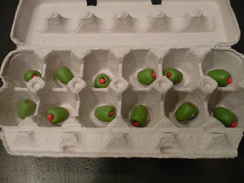 detail of olives