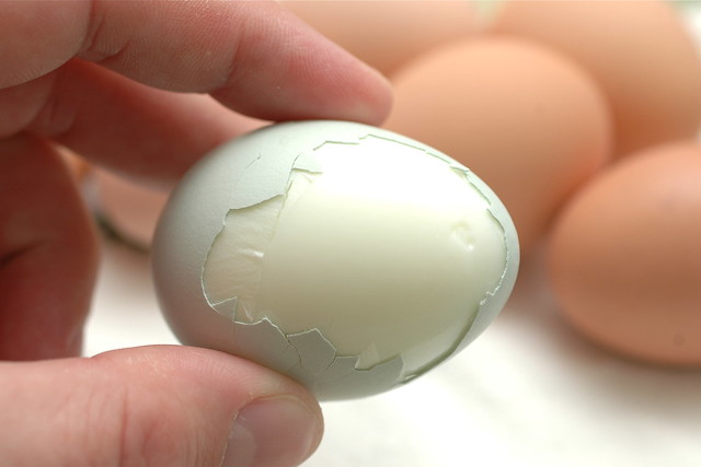how to make the perfect hard boiled fresh egg. V.