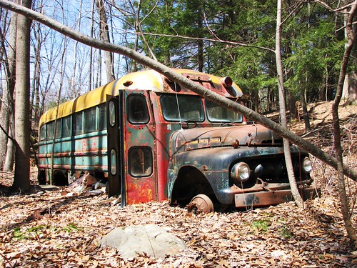 A JUNK 1951 FORD BUS IN APRIL 2011 | by richie 59