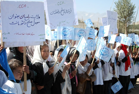 Celebration of International Day of Peace in Bamyan Province Afghanistan: 27 September 2010