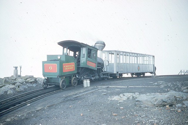 NH 61-June h - train at top of Mt Wash