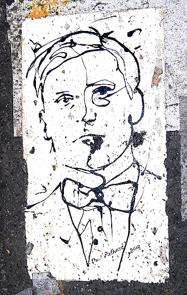 Paul Richard Street  Portrait  on Broadway in Lower Manhattan.