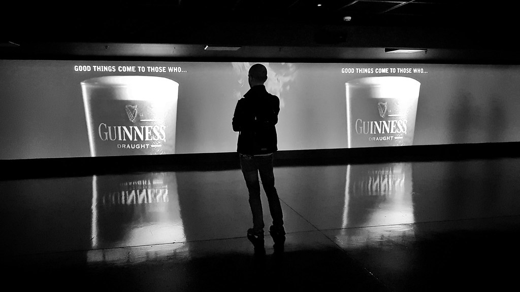 Guinness is good for you #streetphotography #blackandwhite #guinness #samsung #sgs7edge #ireland #dublin #man #faceless