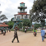 The clock tower in Kenema