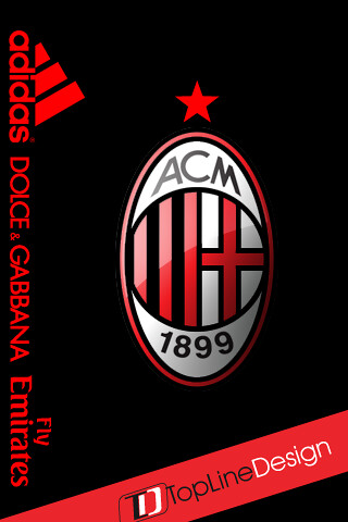 AC Milan Black | Name: AC Milan Black, Type: iphone wallpape… | Flickr