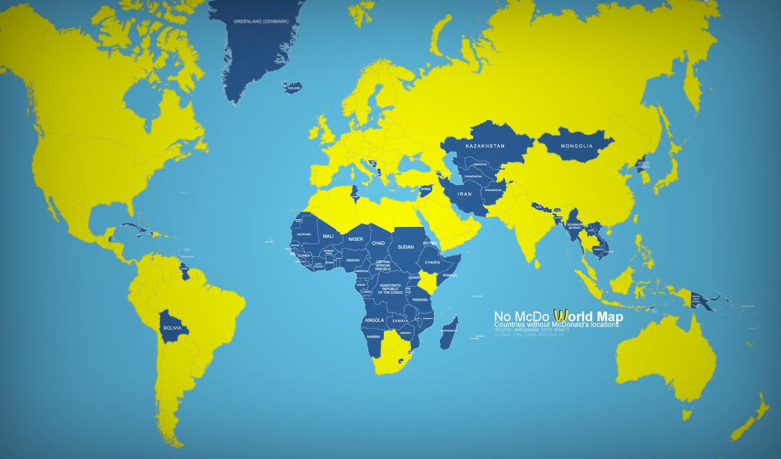 Ни одна страна в мире. Карта Макдоналдс в мире. Карта ресторанов макдональдс в мире. Страны в которых есть макдональдс.