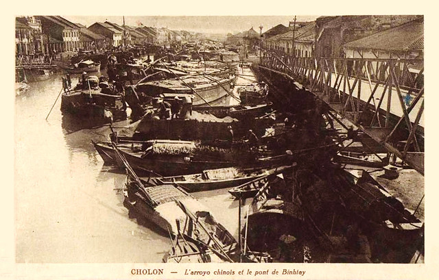 CHOLON - L'arroyo chinois et le pont de Binhtay