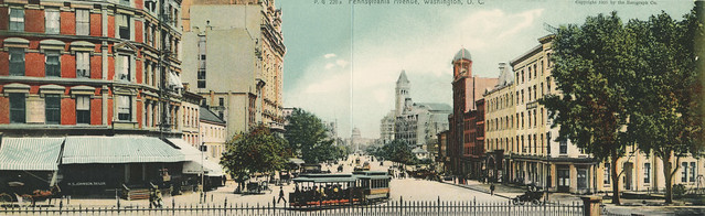 Pennsylvania Avenue NW and 15th Street from the Treasury grounds (1905)