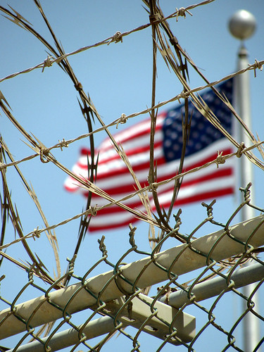 American Flag | An American flag flies over the detention fa… | Flickr