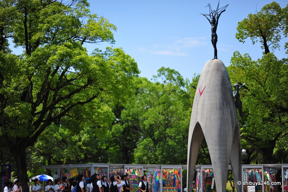 A nice sculpture reminding us of the loss of life