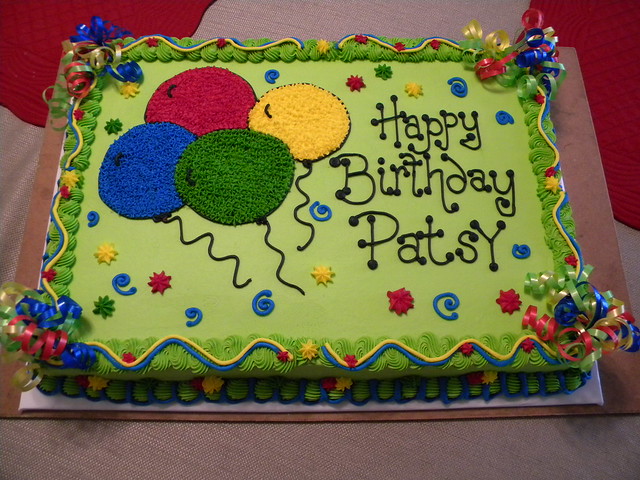 Balloon Birthday Cake