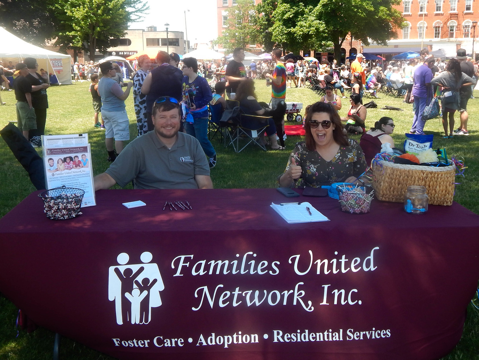 Families United Network table at Pride Fest