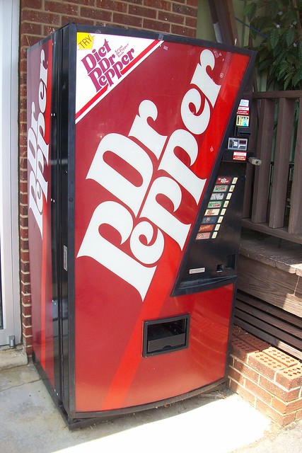 Dr Pepper vending machine