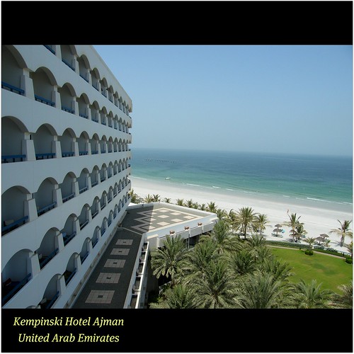 The fabled Kempinski Hotel Ajman, UAE : WORLD : SENSE : Located direct on the Arabian Gulf. Wonderful resort, excellent weather, views, service and endless blue. Enjoy! :) by || UggBoy♥UggGirl || PHOTO || WORLD || TRAVEL ||