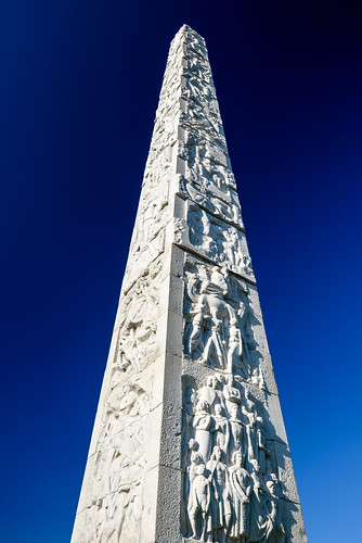 Rome - EUR (Esposizione Universale Roma) - Obelisco di Marconi