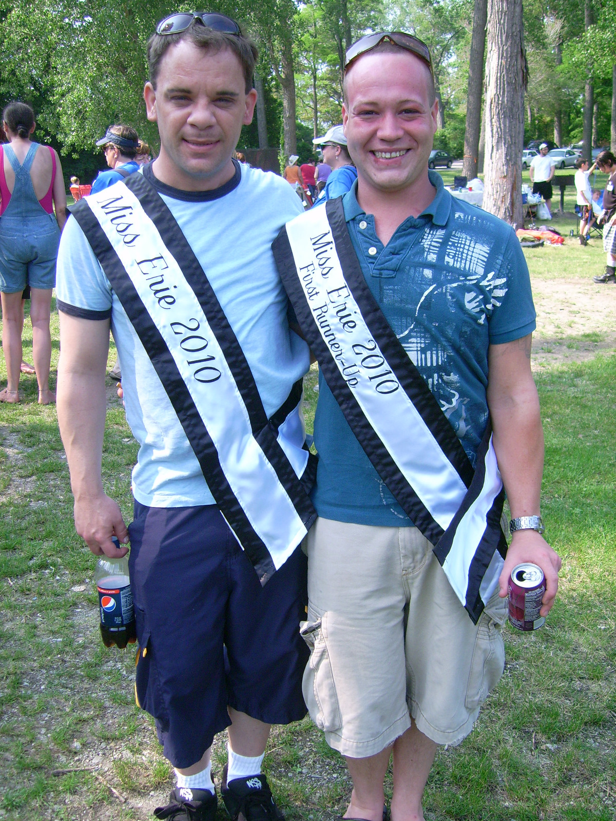 Buddy/Buffy and Dan/Paris, Miss Erie 2010 and Miss Erie 2010 Runner Up. Photo by James von Loewe