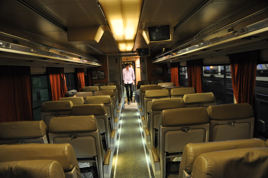 Amtrak Cascades coach | Interior of Amtrak Cascades train. | Flickr