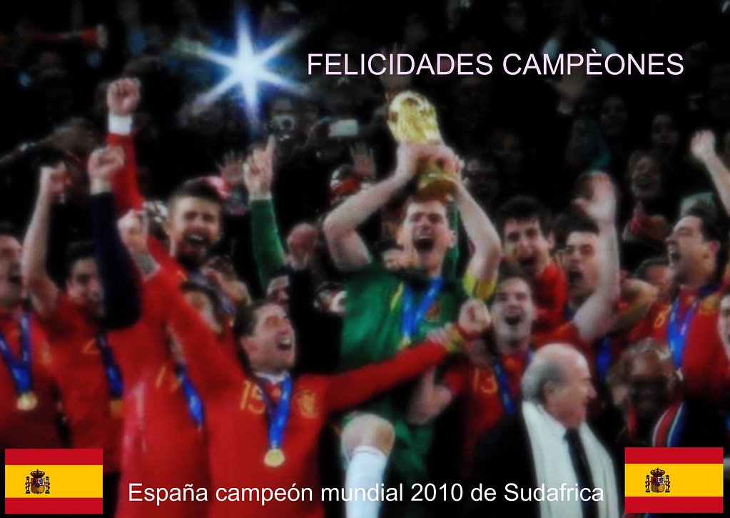 España Campeona del Mundo.Sudafrica 2010 - Mas fotos en : as… - Flickr