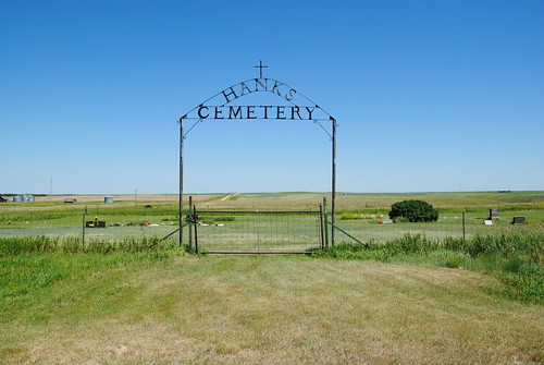 abandoned cemetery rural town decay ghost north exploration dakota hanks