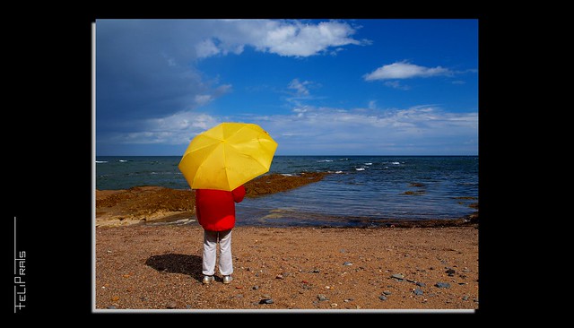 Esperant la pluja a les platges de Sant Andrews...