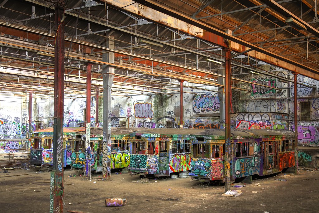 Rozelle Tram Depot, Glebe | I didn't hold back on the colour… | Flickr