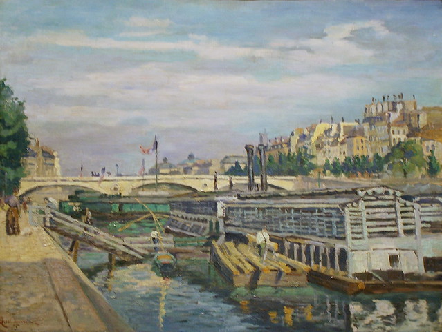 The Bridge of Louis Philippe by Jean-Baptiste-Armand Guillaumin