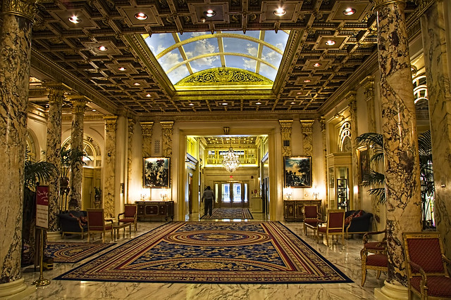 Lobby of the Fairmont