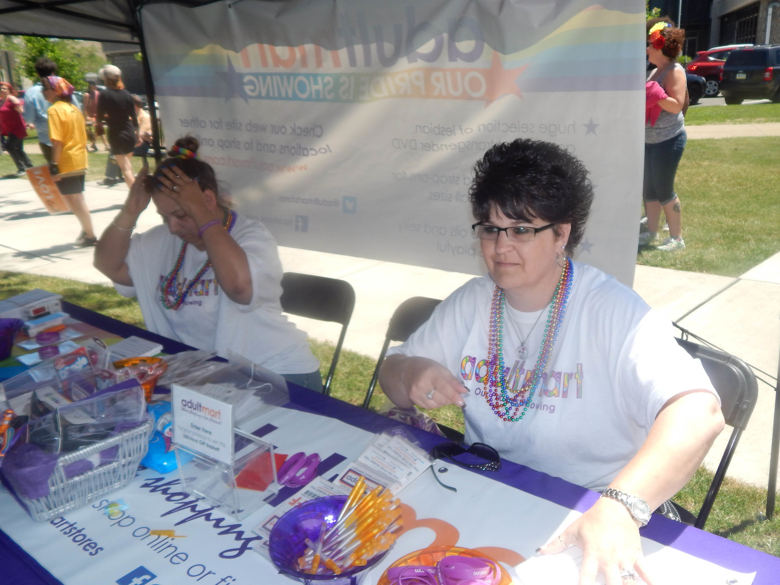 adultmart table at Pride Fest