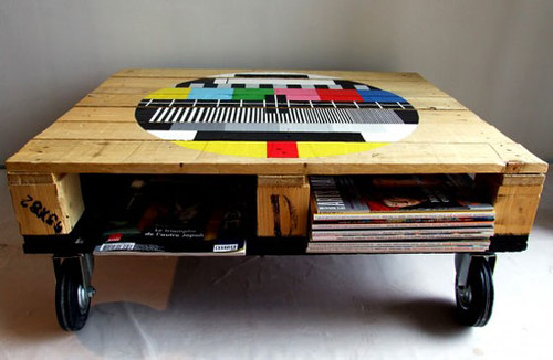 Pallet coffee table by Doobi