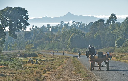 transporting milk on the horizon of mount Kenya | porting mi… | Flickr