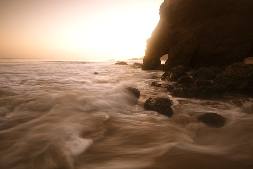 california sunset motion beach lost frozen rocks waves time cove malibu spray filter shore lee rough splash iphone