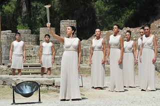Flame Lighting Ceremony - Olympia, Greece | OLYMPIA, 23 Jul … | Flickr