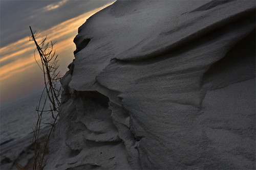 Sand at sunset by ellen mikkelsen