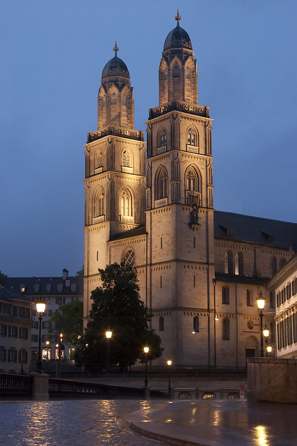 Grossmünster (Grand Minster), Zürich, Switzerland