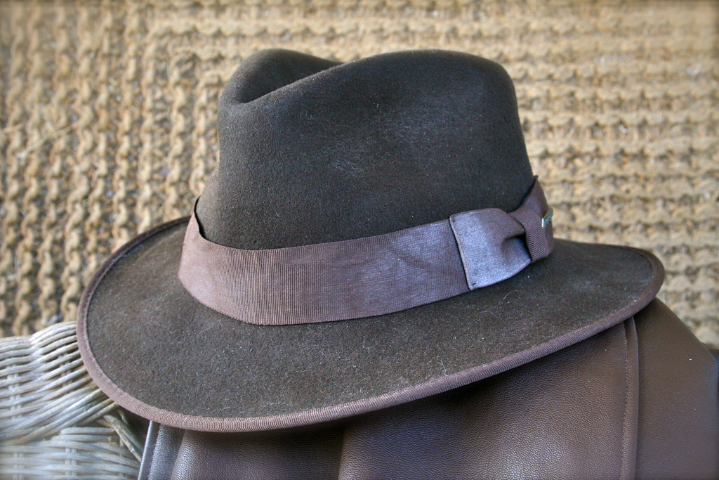 Officially Licensed "Indiana Jones" Wool Felt Fedora by Do… | Flickr