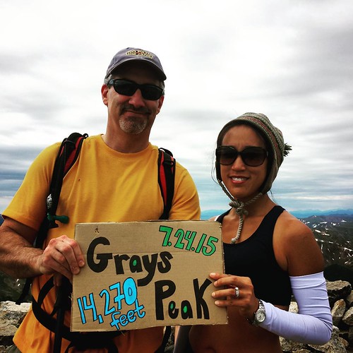 It was a grey day on top of Gray's Peak...and Torrey's too...  #grayspeak #co14ers #hiking #mountains #hikingmorefunthanwork #fit #fitness #cardio #fitspiration #motivation #workout #leadlegs #dedication #workforit #sweatequity #strongerthanyesterday #hea | by origamiamiami