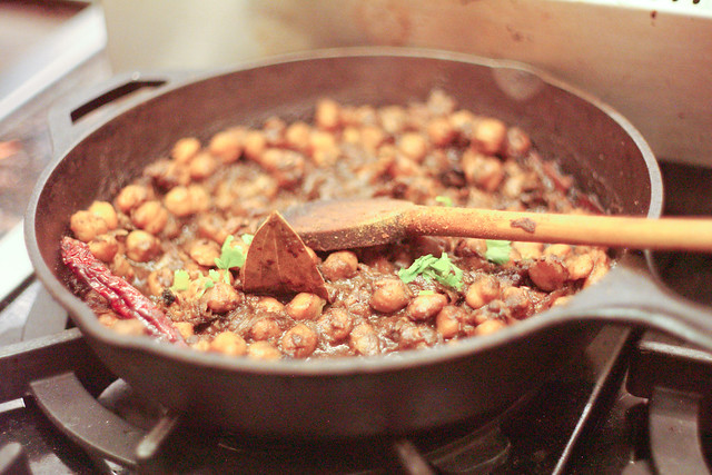 Tasty Indian Chole (Vegetarian Dish - Chickpea Curry Stew)