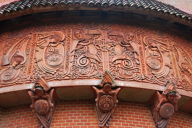 Exterior Detail, Watts Chapel, Compton